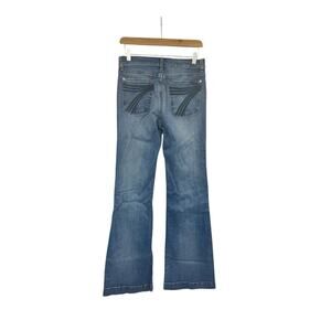 7 For All Mankind Dark Wash Dojo Flare Jeans Womens Size 29